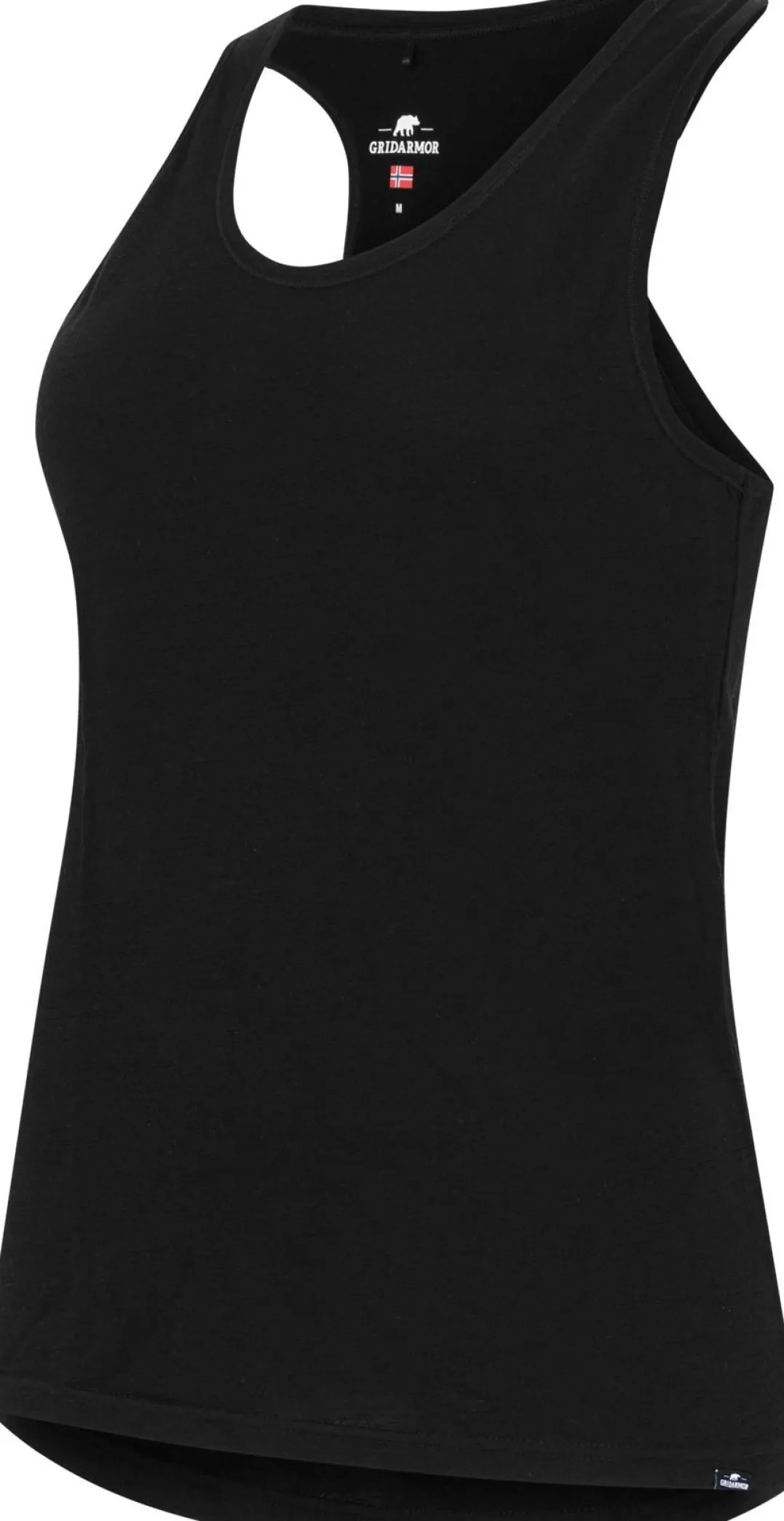 Gridarmor Women's Merino 150 gsm Singlet Black Beauty