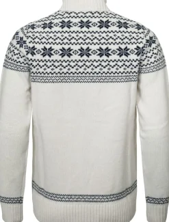 Gridarmor Women's Snøstjerne Full Zip UllgenserBright White