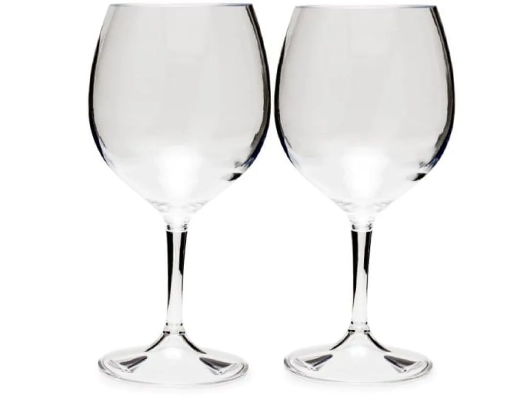 GSI Outdoors Nesting Red Wine Glass Set NoColour