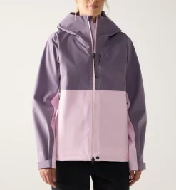 Haglöfs Front Proof Ii Jacket Women Purple Fog/fresh Pink