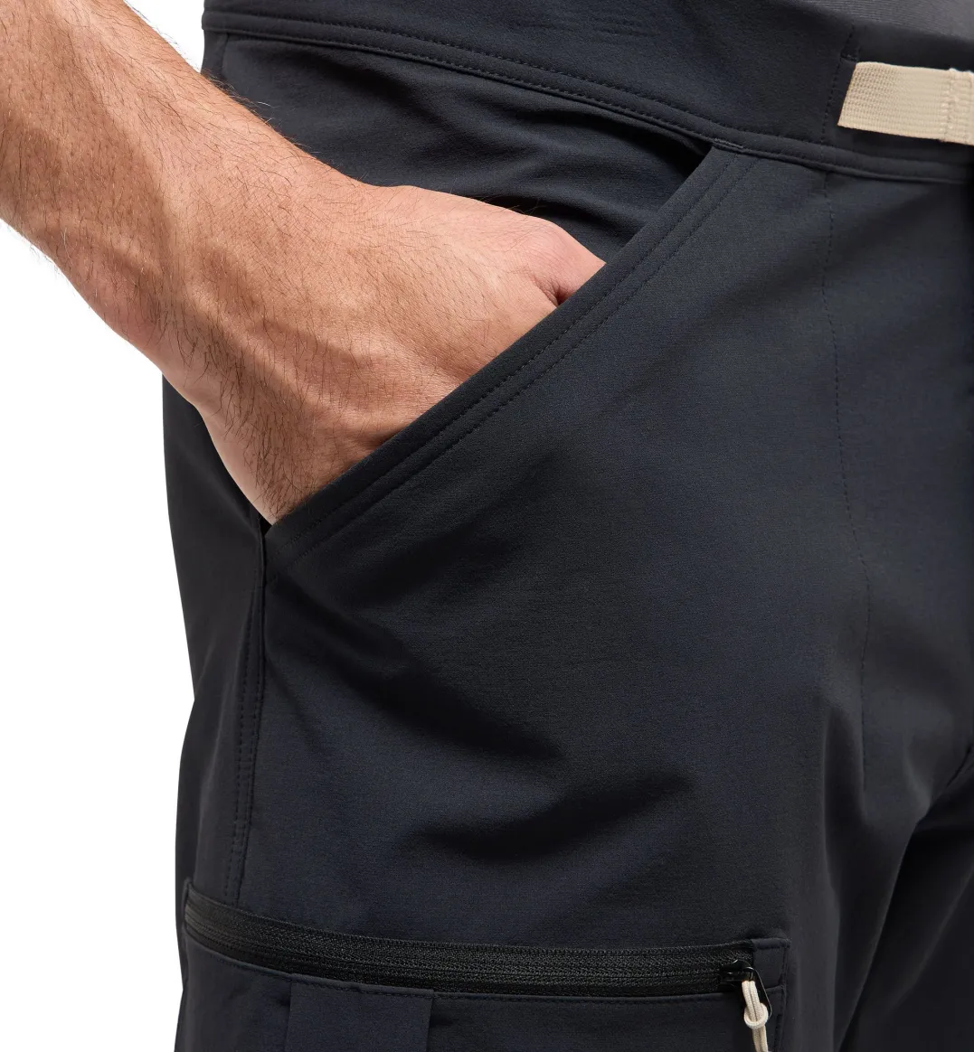Haglöfs Lizard Softshell Shorts Men True Black