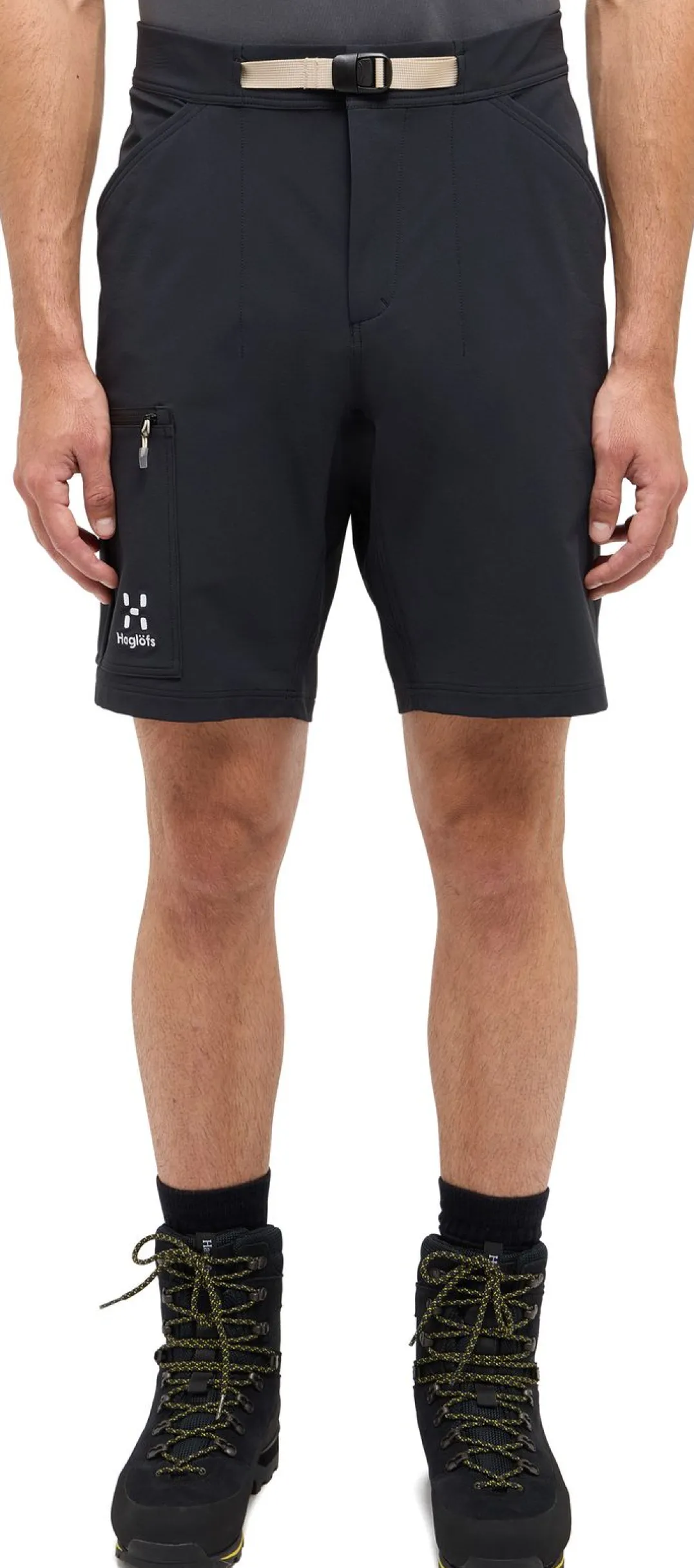 Haglöfs Lizard Softshell Shorts Men True Black