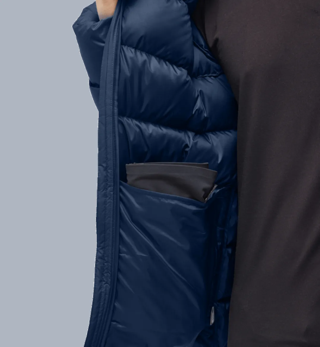 Haglöfs Men's Rosson Down Hood Tarn Blue