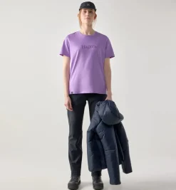 Haglöfs Outsiders Tee Women Purple Ice