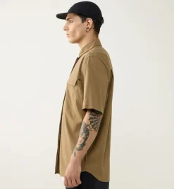 Haglöfs Salo Shirt Ss Ii Men Oak Brown