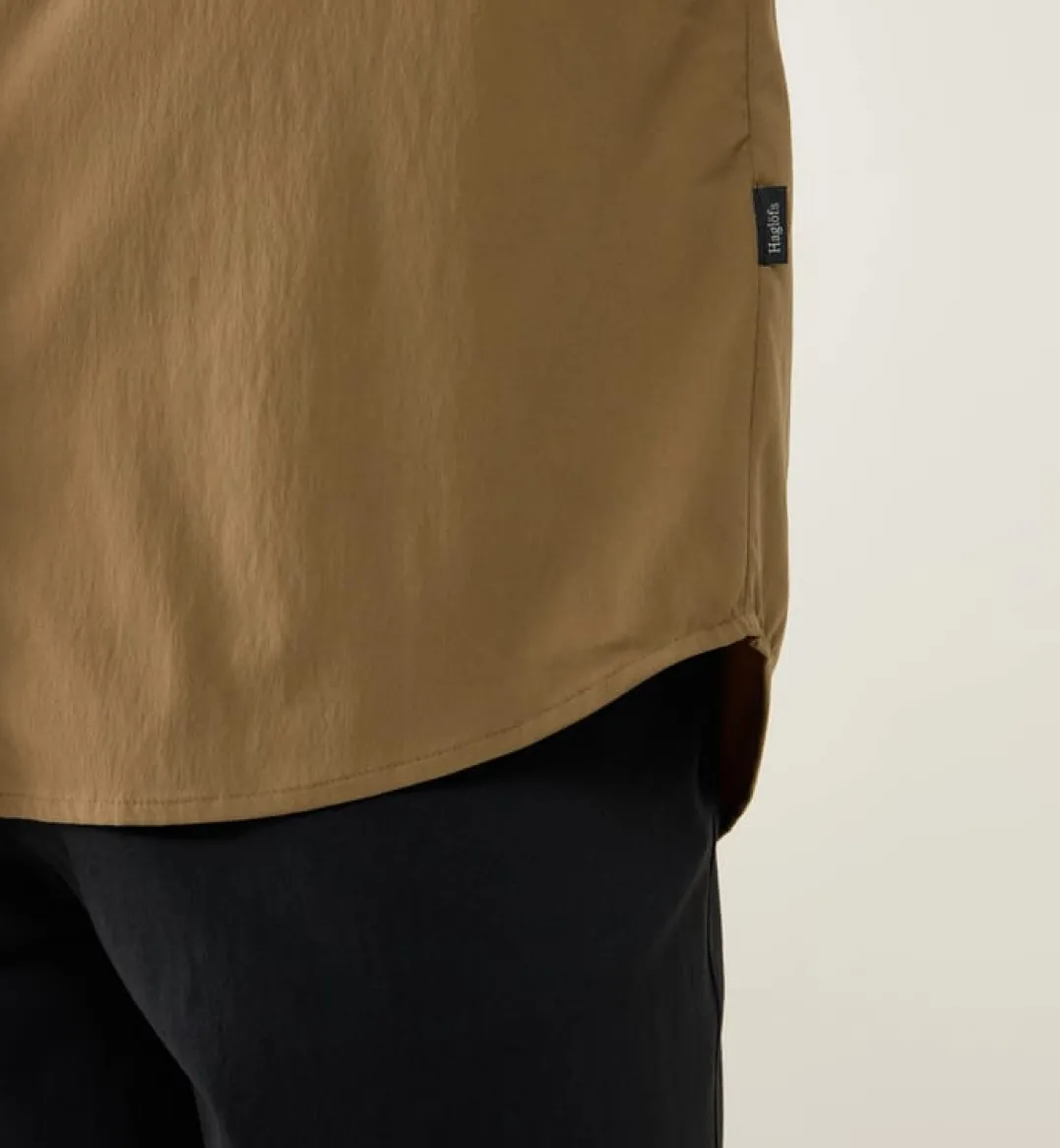 Haglöfs Salo Shirt Ss Ii Men Oak Brown