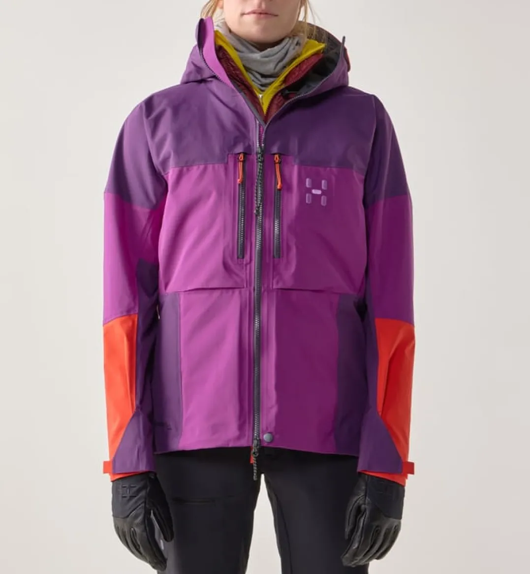 Haglöfs Spitz GTX Pro II Jacket Women Grape Purple/purple Night