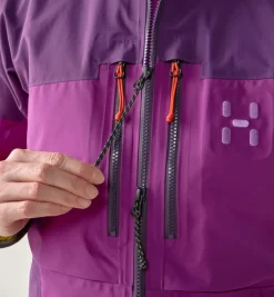 Haglöfs Spitz GTX Pro II Jacket Women Grape Purple/purple Night
