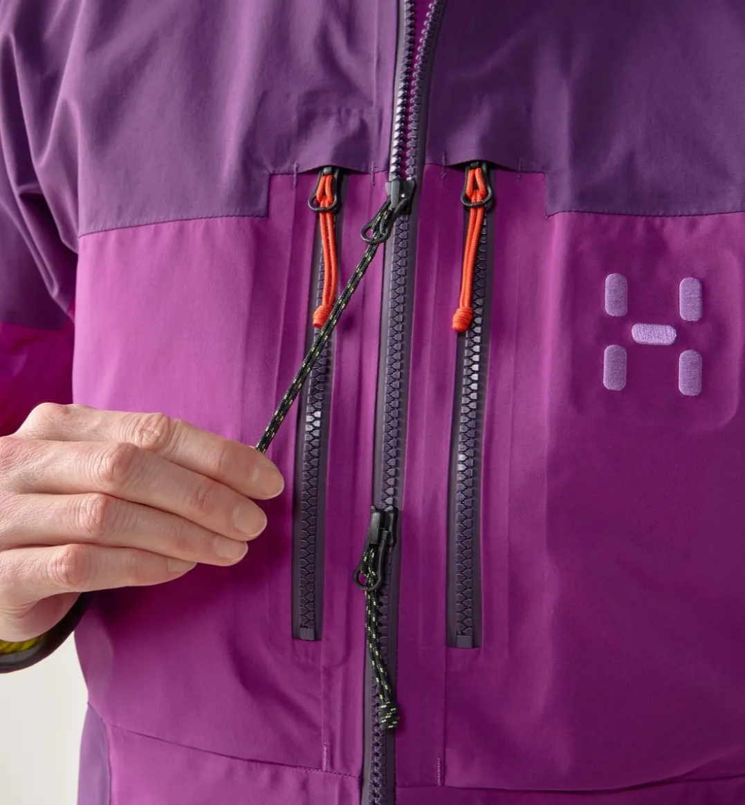 Haglöfs Spitz GTX Pro II Jacket Women Grape Purple/purple Night