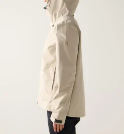 Haglöfs Women's Breeze Proof Jacket Chalk Beige