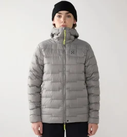 Haglöfs Women's Roc Flash Down Hood Stone Brick