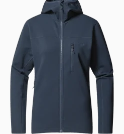 Haglöfs Women's Rosson Mid Hood Tarn Blue