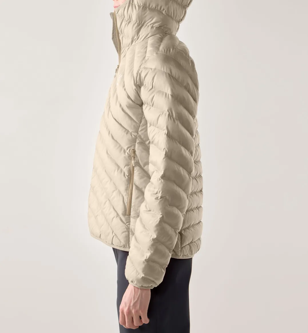 Haglöfs Women's Särna Mimic Hood Chalk Beige