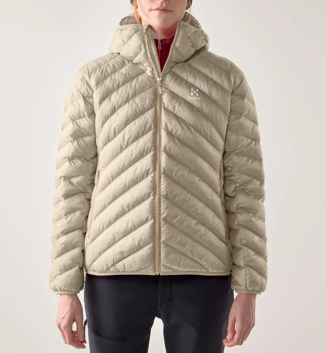 Haglöfs Women's Särna Mimic Hood Chalk Beige