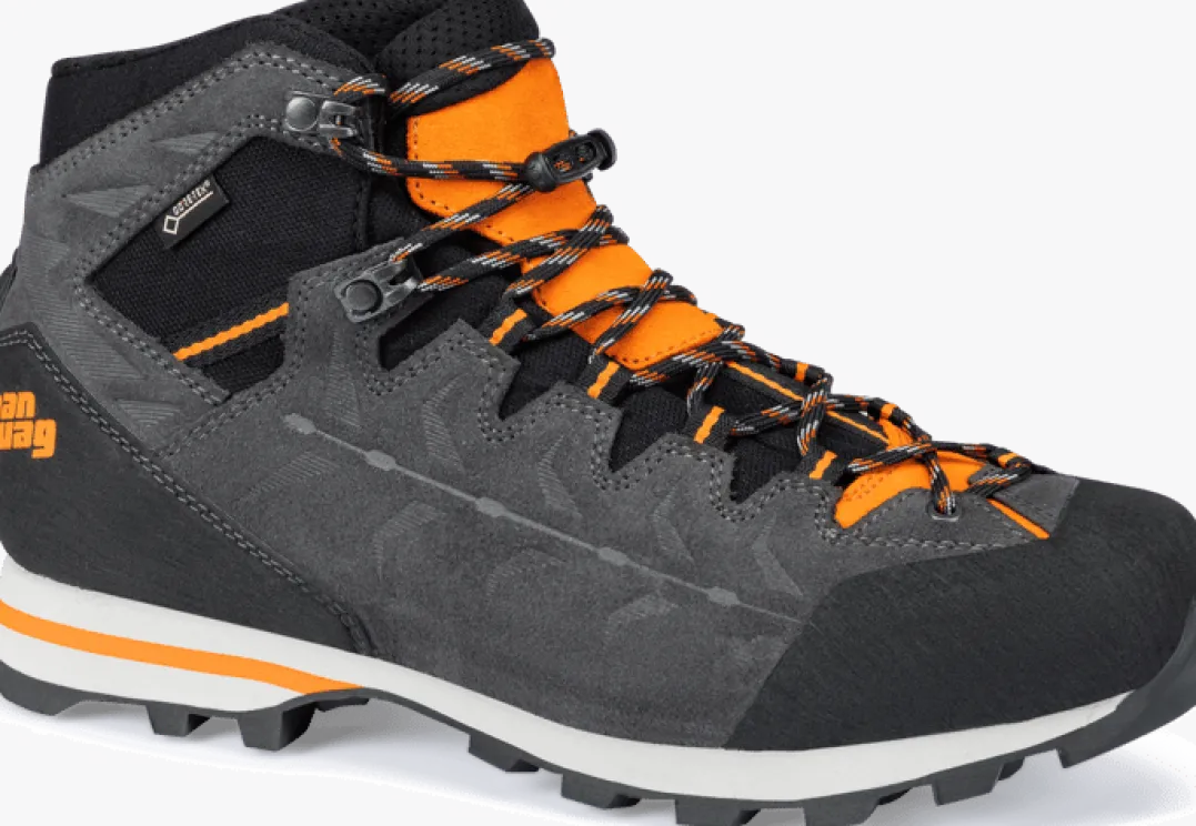 Hanwag Men's Makra Light Gtx Asphalt/Orange
