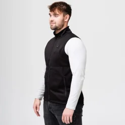 Heat Experience HeatX Heated Fleece Vest Mens Black