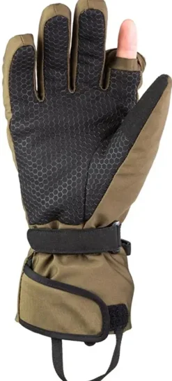 Heat Experience HEHS heated hunting gloves Green/black