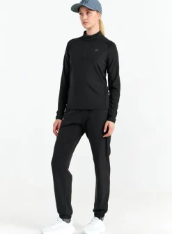 Hellner Core Running Halfzip LS Tee Wmn Black Beauty