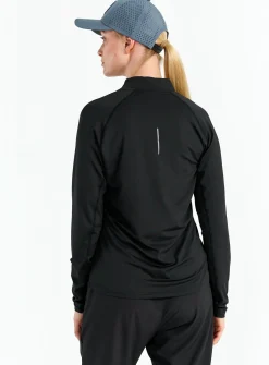 Hellner Core Running Halfzip LS Tee Wmn Black Beauty