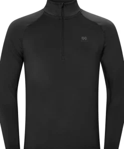Hellner Core Running Halfzip LS Tee Men Black Beauty