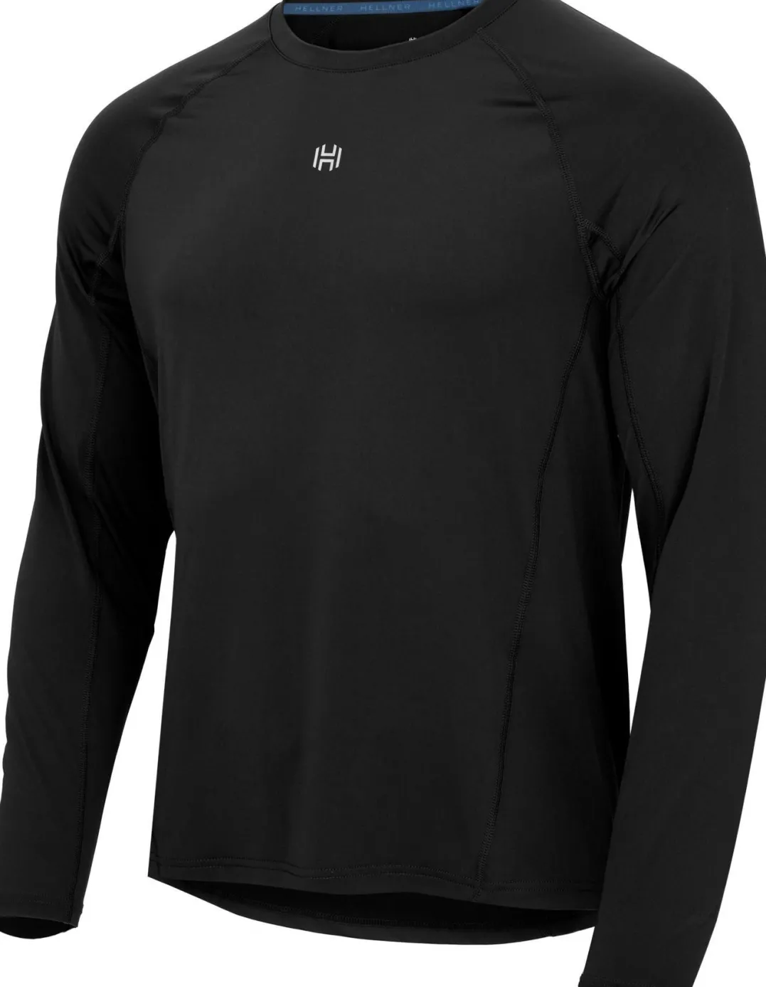 Hellner Men's Core Running Rn Long Sleeve Tee Black Beauty
