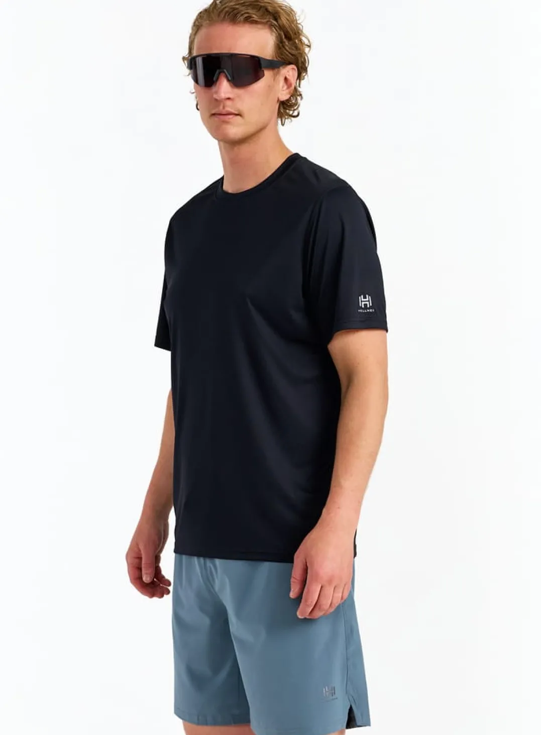 Hellner Men's Core Running Tee Black Beauty