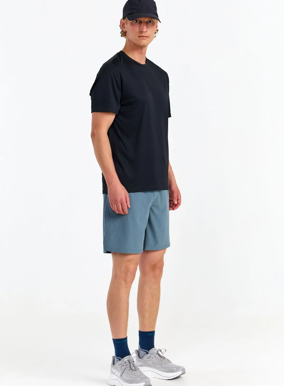 Hellner Men's Core Running Tee Black Beauty