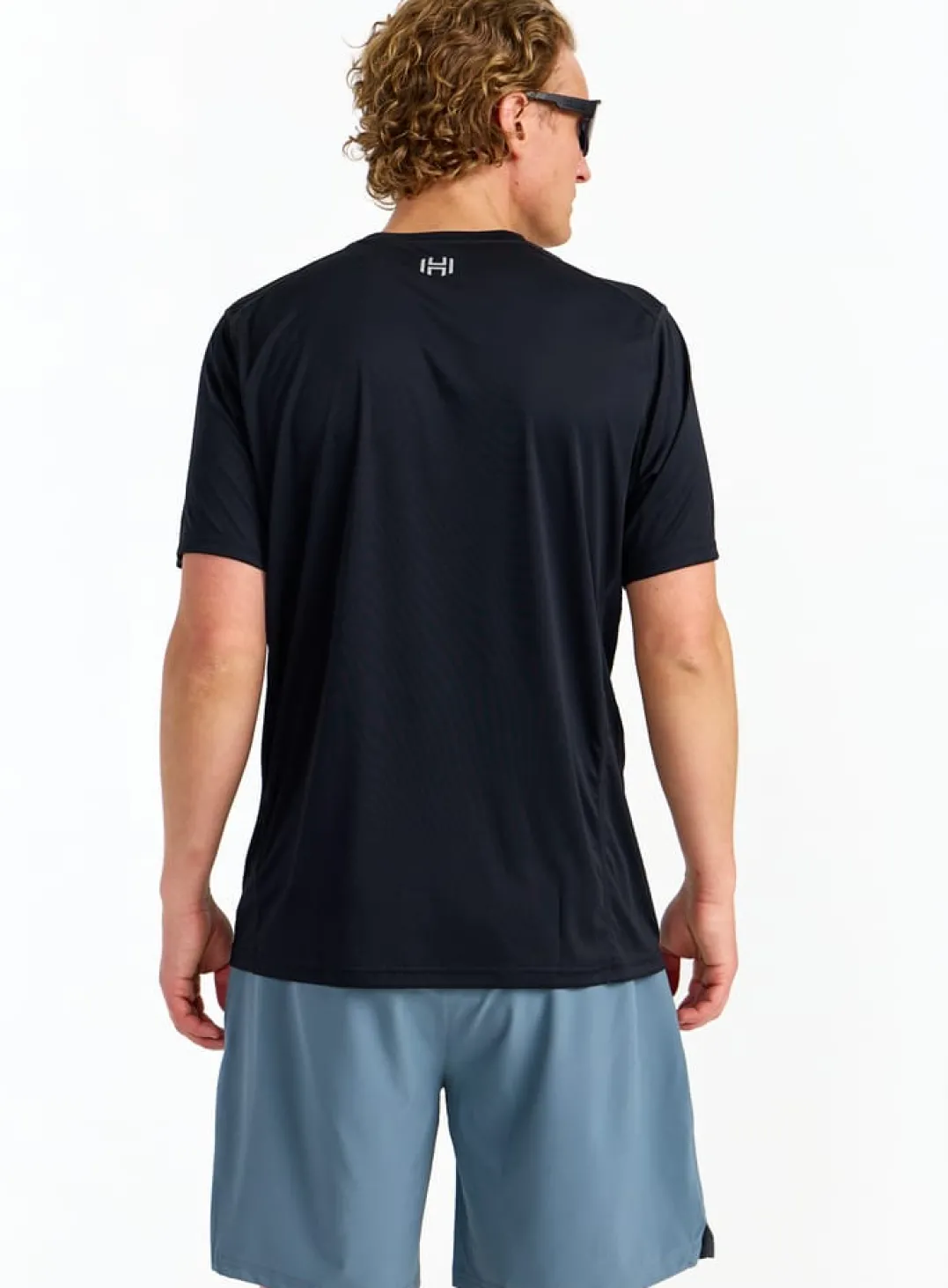 Hellner Men's Core Running Tee Black Beauty