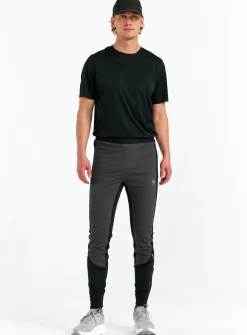 Hellner Men's Nautanen Winter Windblock Tights Phantom/Black Beauty