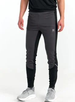 Hellner Men's Nautanen Winter Windblock Tights Phantom/Black Beauty