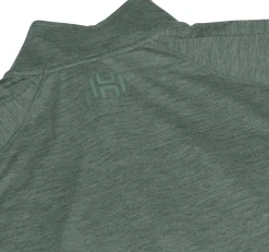 Hellner Nunis Halfzip Ls Tee Men Laurel Wreath Melange