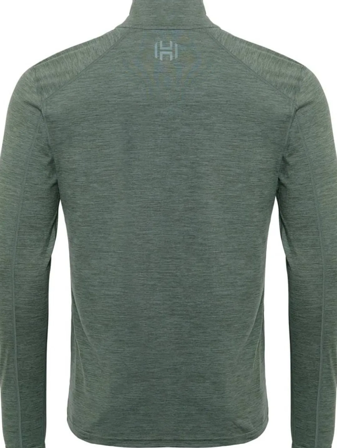 Hellner Nunis Halfzip Ls Tee Men Laurel Wreath Melange