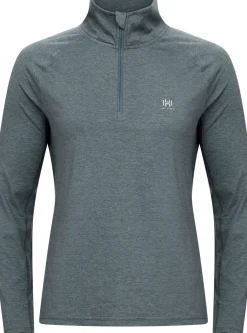 Hellner Nunis Halfzip Ls Tee Wmn Stormy Weather