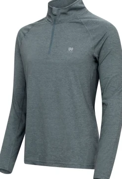 Hellner Nunis Halfzip Ls Tee Wmn Stormy Weather