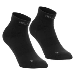 Hellner Running Mid Sock 2-P Black Beauty