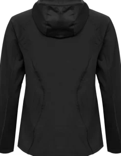 Hellner Tech Fleece Hood Wmn Black Beauty
