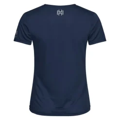 Hellner Tossis Mesh Tee Wmn Dress Blues