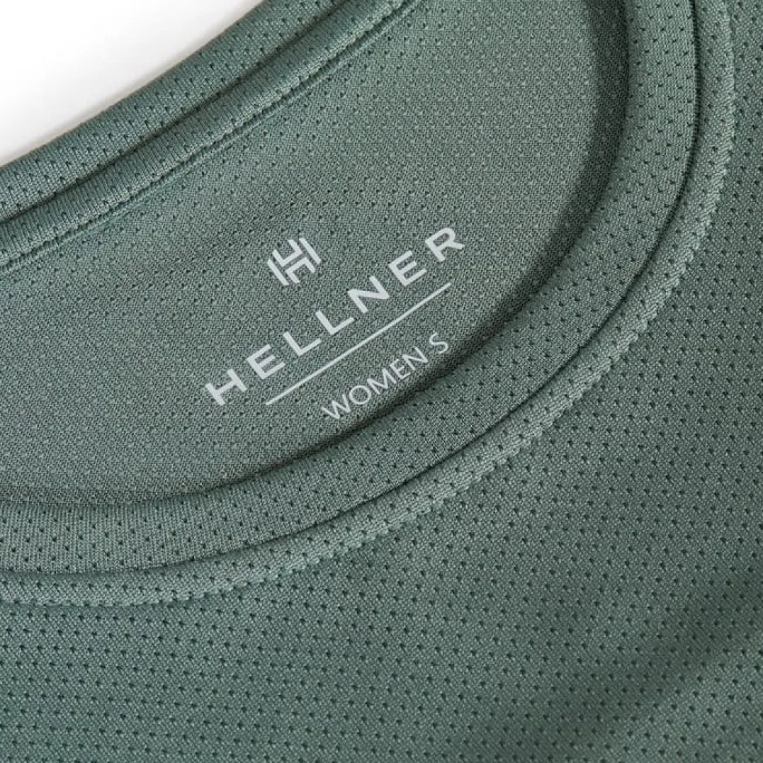 Hellner Tossis Mesh Tee Wmn Laurel Wreath