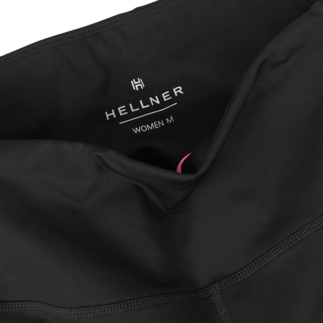 Hellner Women's Compression Full Length Tights Black Beauty
