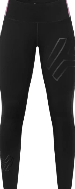 Hellner Women's Compression Full Length Tights Black Beauty