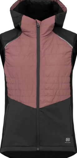 Hellner Women's Hirvas Hybrid Vest Rose Taupe