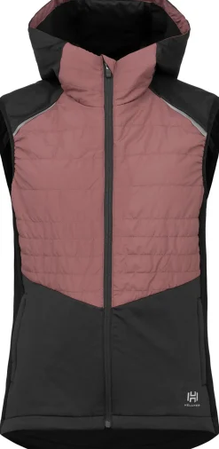 Hellner Women's Hirvas Hybrid Vest Rose Taupe