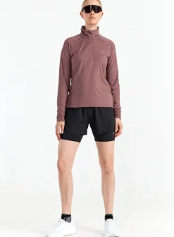 Hellner Women's Kelva 2-In-1 Running Long Tights Black Beauty/black Beauty