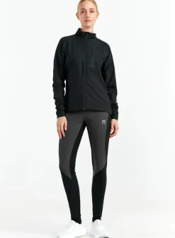 Hellner Women's Nautanen Winter Windblock Tights Phantom/Black Beauty
