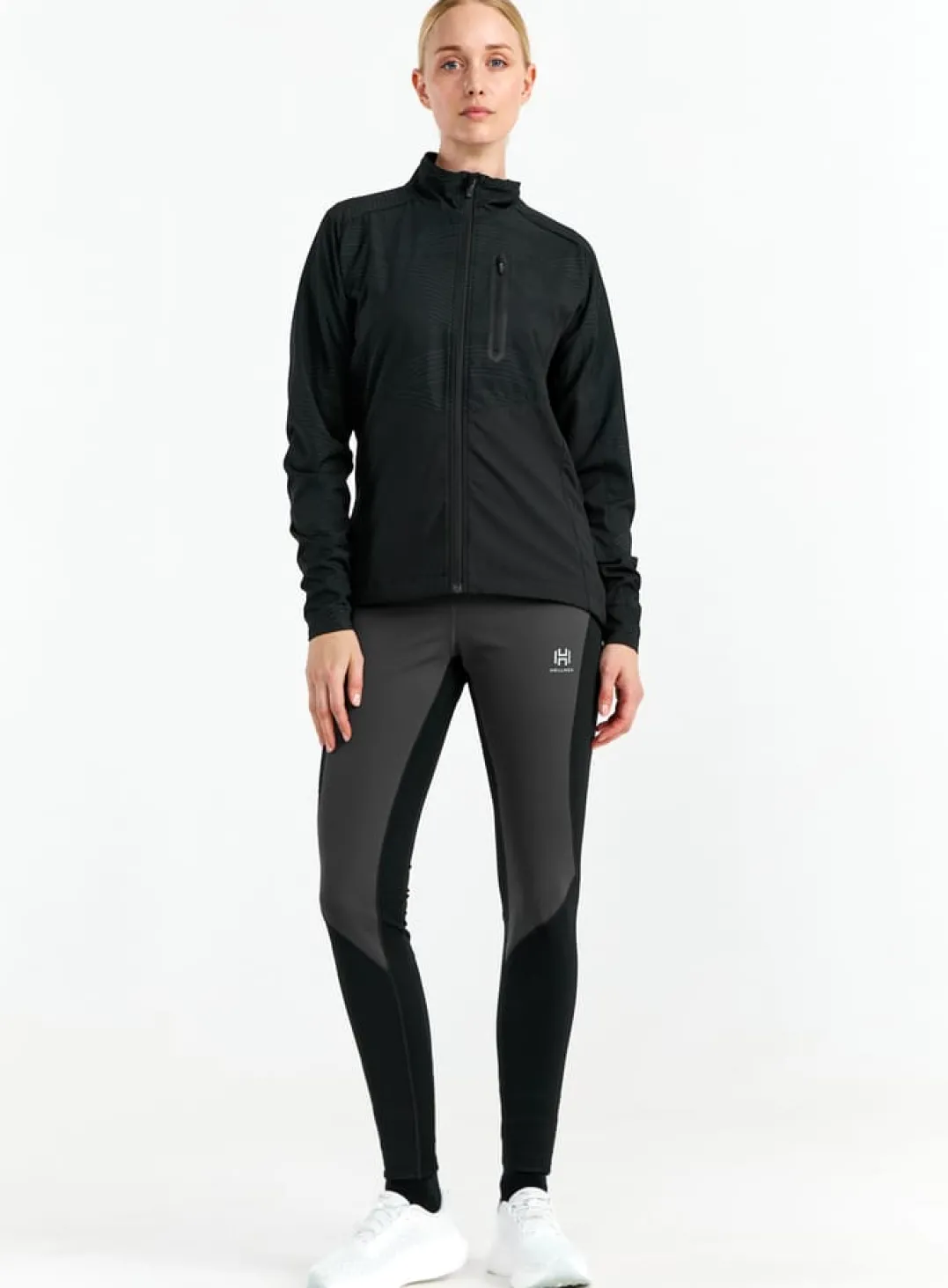 Hellner Women's Nautanen Winter Windblock Tights Phantom/Black Beauty