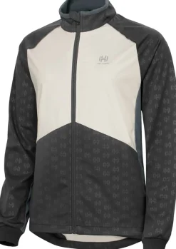 Hellner Women's Sårjås XC Ski Jacket Stormy Weather/Asphalt/Off White