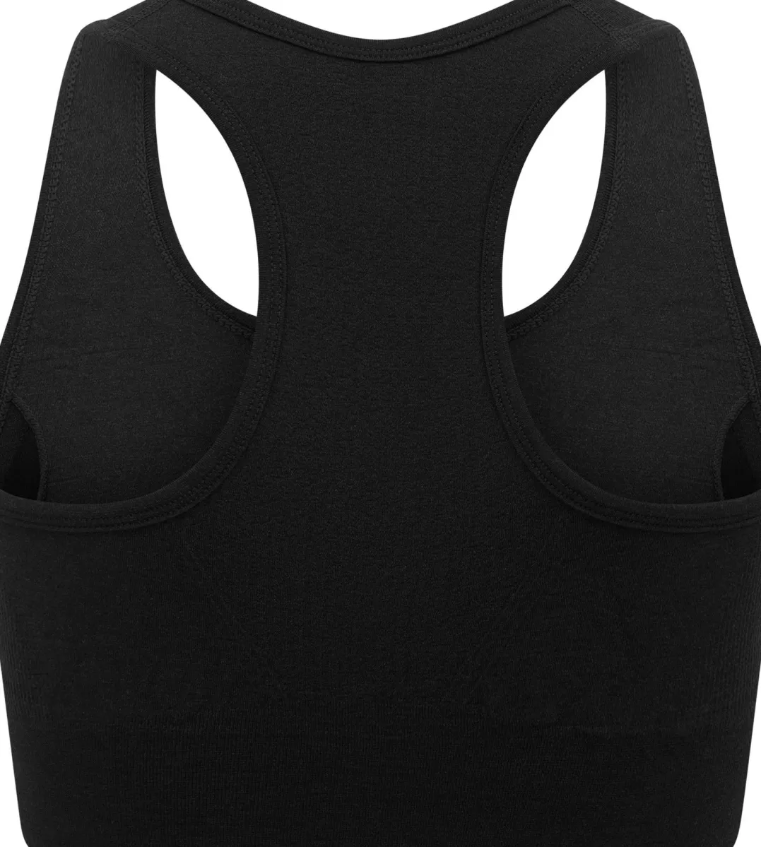 Hellner Wool Tech Seamless Bra Black Beauty