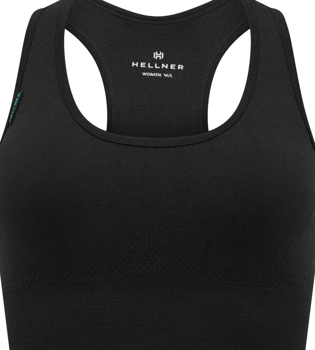 Hellner Wool Tech Seamless Bra Black Beauty