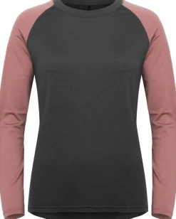 Hellner Wool Warm Base Layer Ls Wmn Phantom/Burlwood