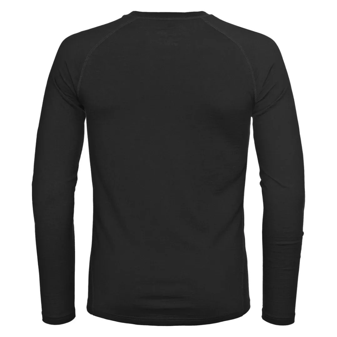 Hellner Wool Warm Base Layer Ls Men Black Beauty